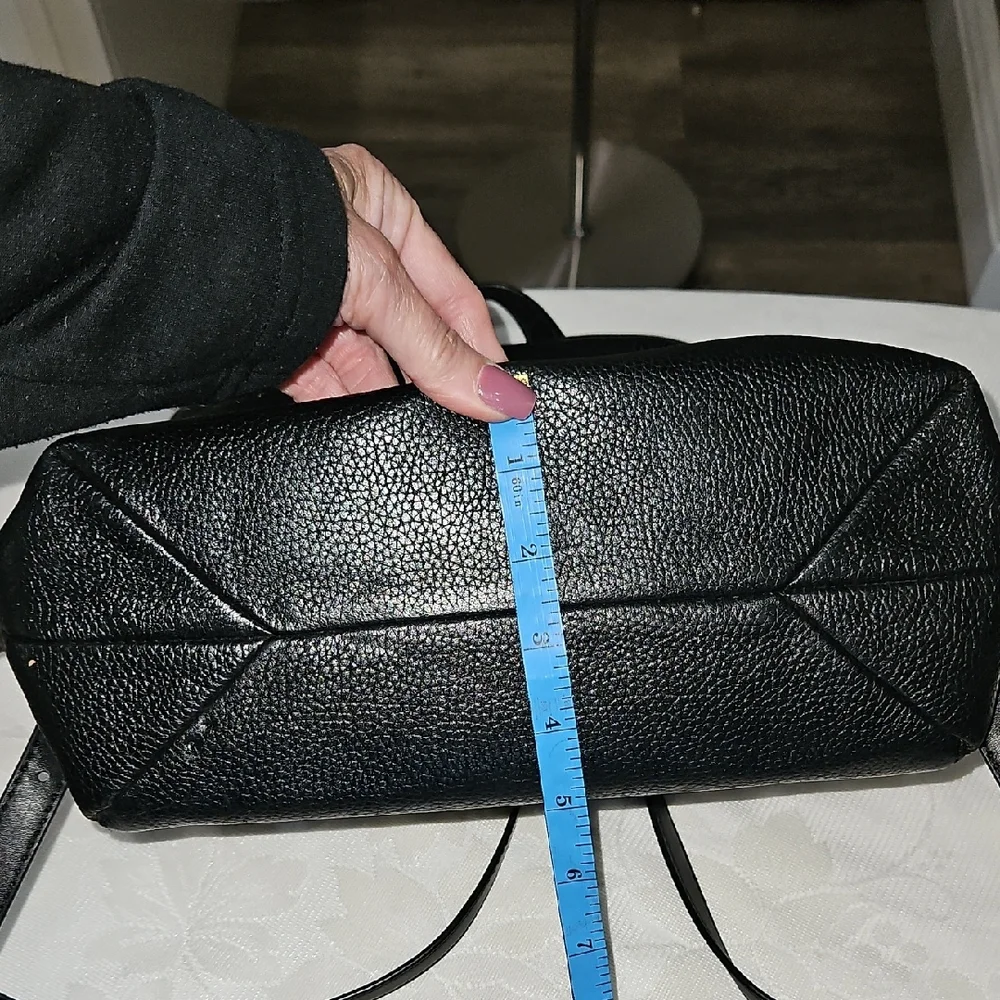 Michael Kors Dallas Black Pebble Leather Backpack